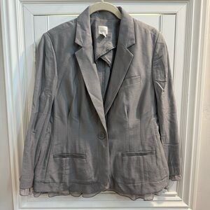 3/$10 🛒🛍️ LC Lauren Conrad Gray Blazer Jacket - Size 14